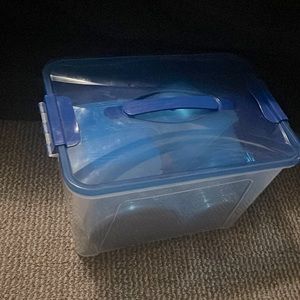 Blue Tupperware set of 36